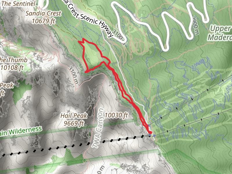 Gravel Pit and South Crest Loop Trail