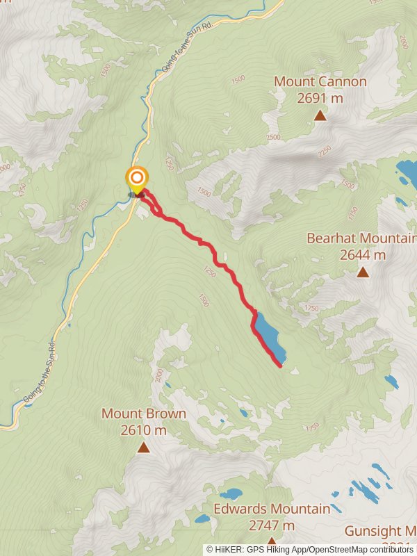 Avalanche Lake - Trail of the Cedars