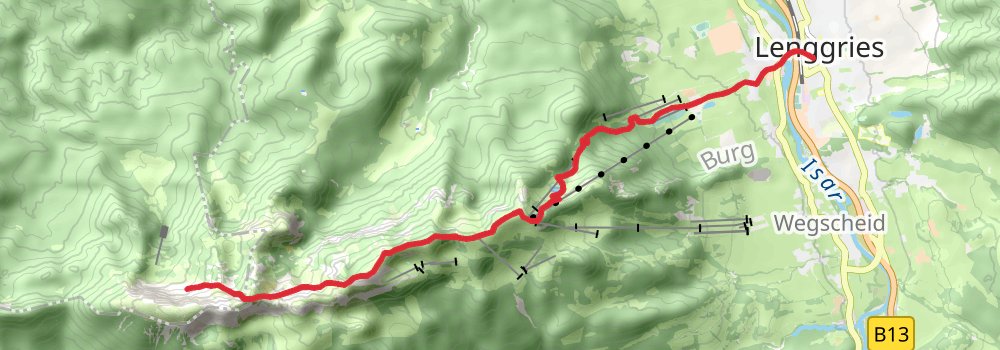 Via Alpina - Purple Trail stage 52 Map