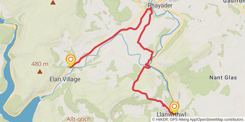 Hope House Way stage 11 Map