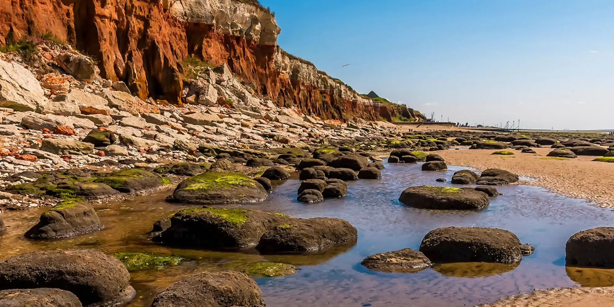 An image depicting the trail Hunstanton from South Beach - Heacham and its surrounding area.