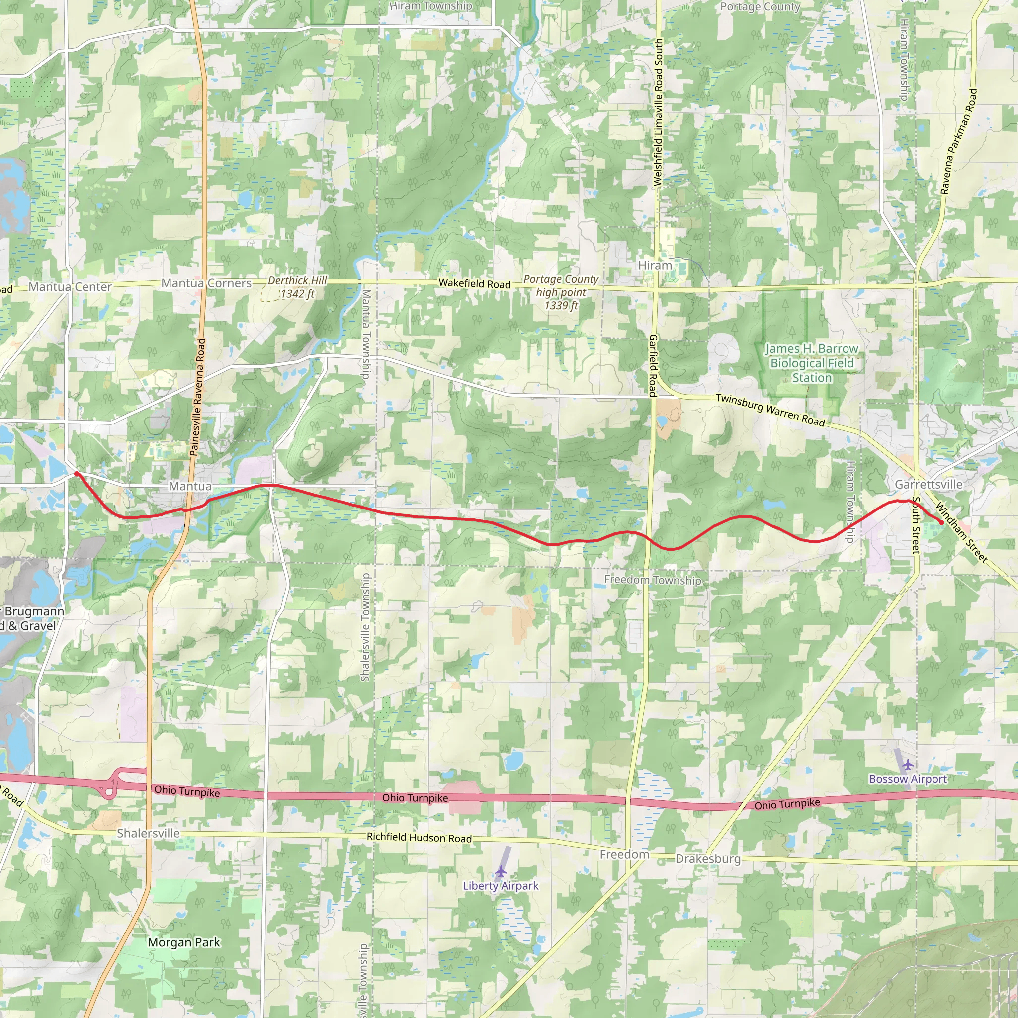 Headwaters Trail mobile static map
