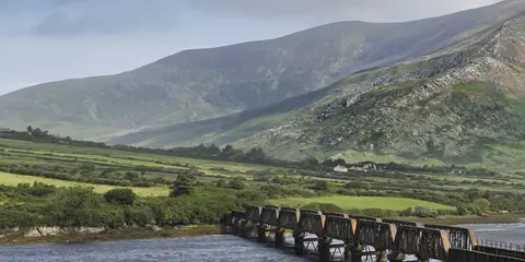 An image depicting the trail Kerry Way Glenbeigh to Cahersiveen and its surrounding area.