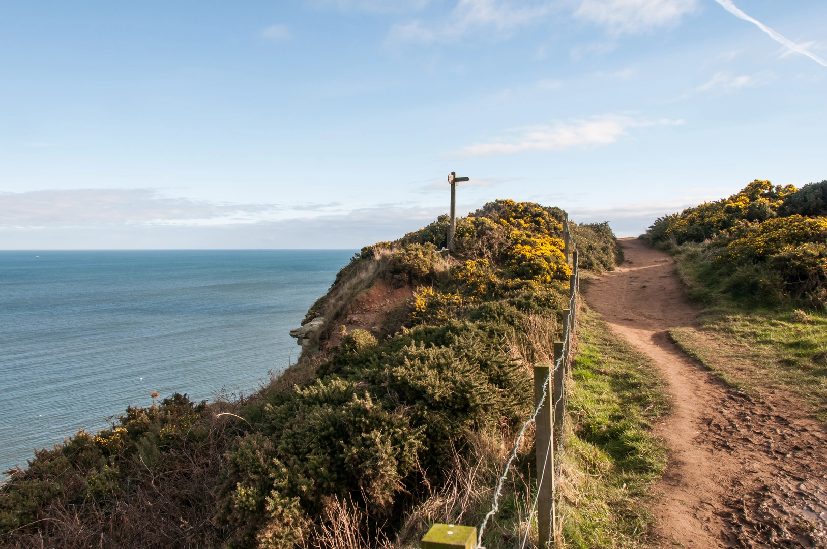 An image depicting the trail Robin Hood's Bay and Ravenscar and its surrounding area.