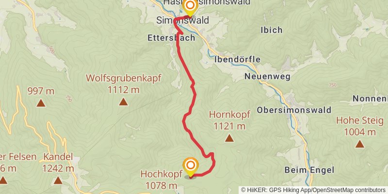 Zweitälersteig alt 1 Map