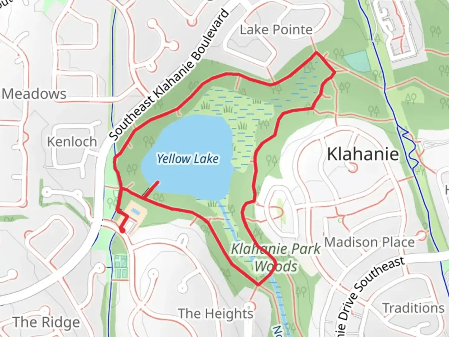 An image depicting the trail Yellow Lake Loop and its surrounding area.