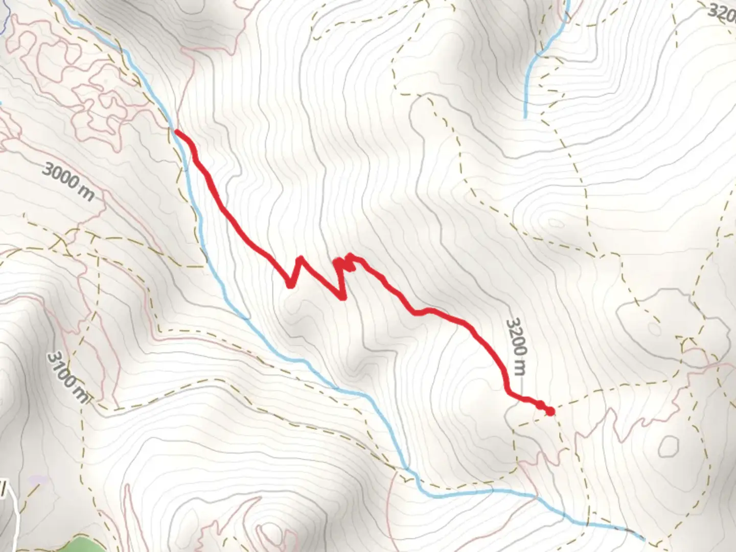 An image depicting the trail Dry Gulch Trail and its surrounding area.