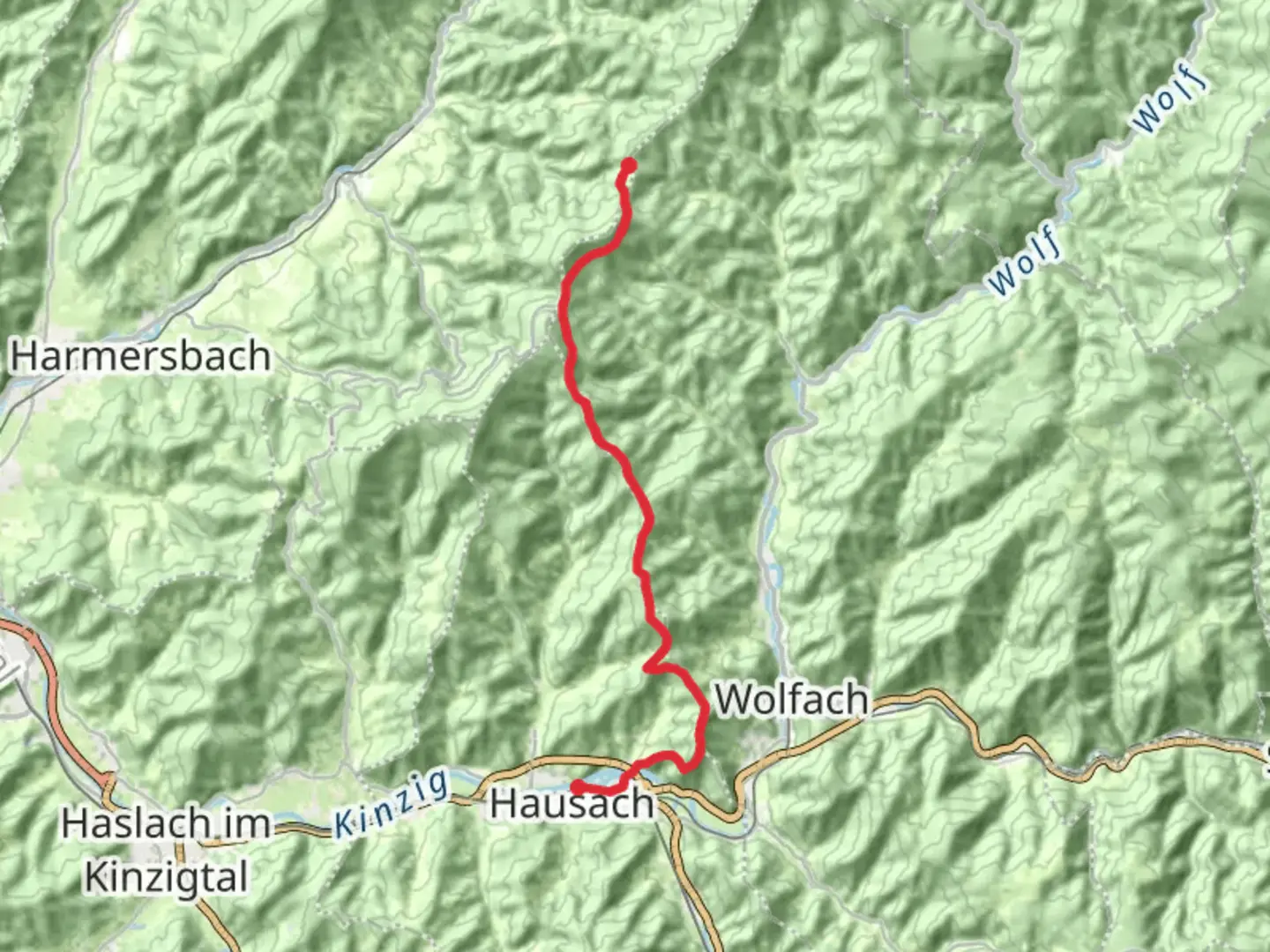 An image depicting the trail Hark to Hausach Walk and its surrounding area.