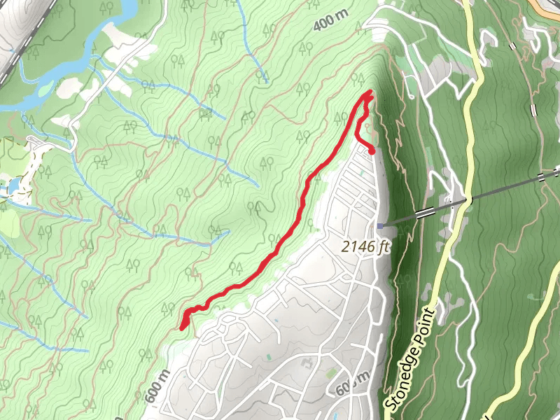 Point Park to Sunset Rock