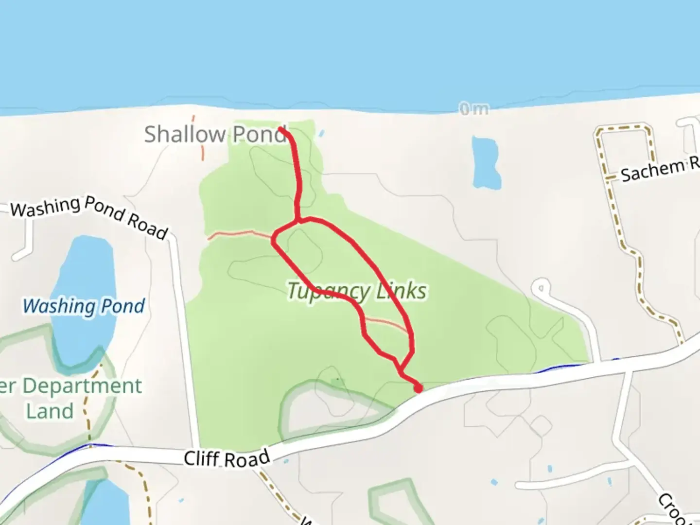 An image depicting the trail Tupancy Links Trail Loop and its surrounding area.