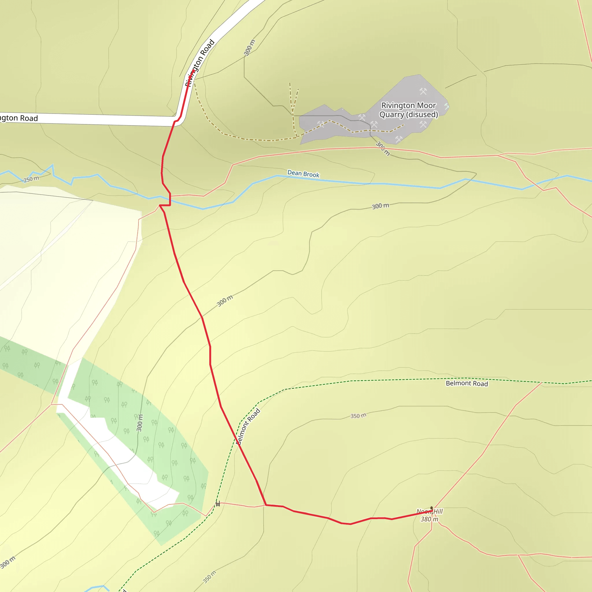 Noon Hill Walk mobile static map