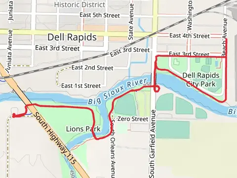 Dell Rapids Recreational Loop Trail - Phase 1 and 2