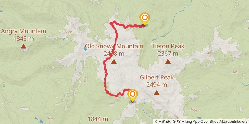 Ultra Pedestrian North Loop stage 170 Map