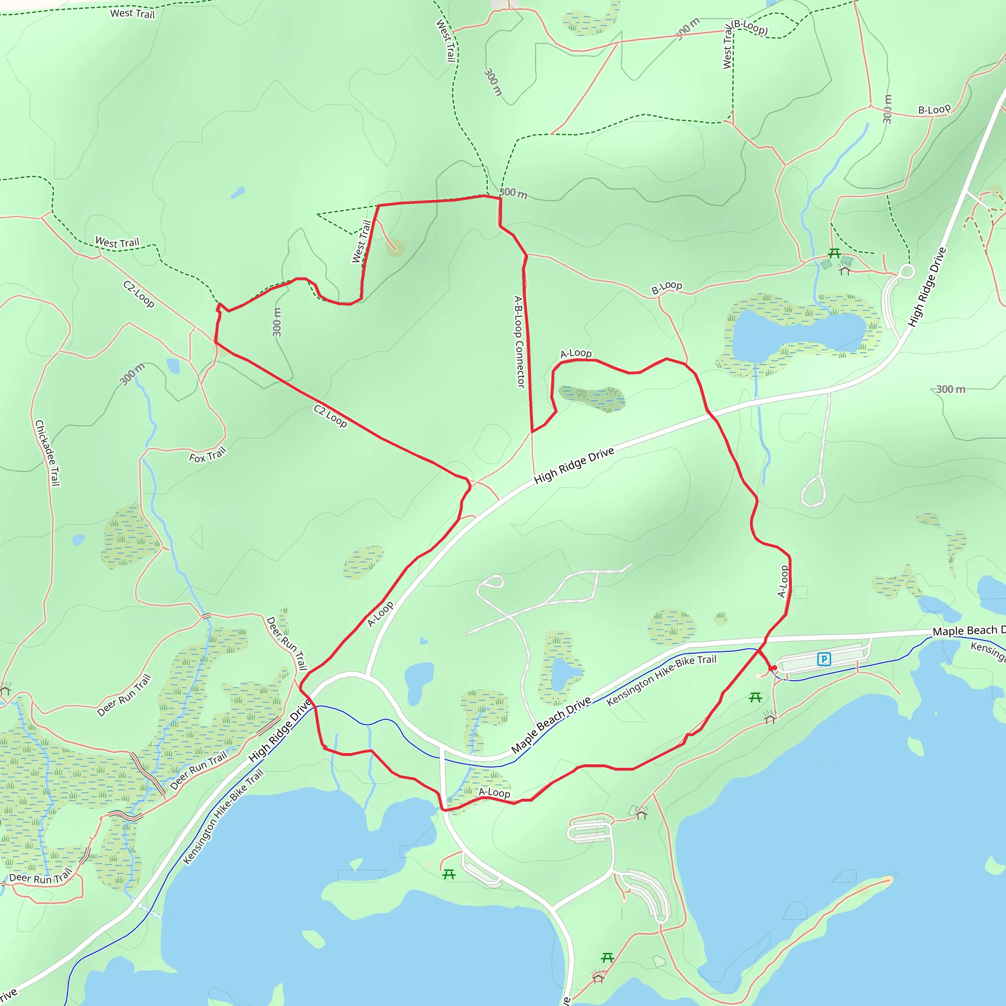 A-Loop mobile static map