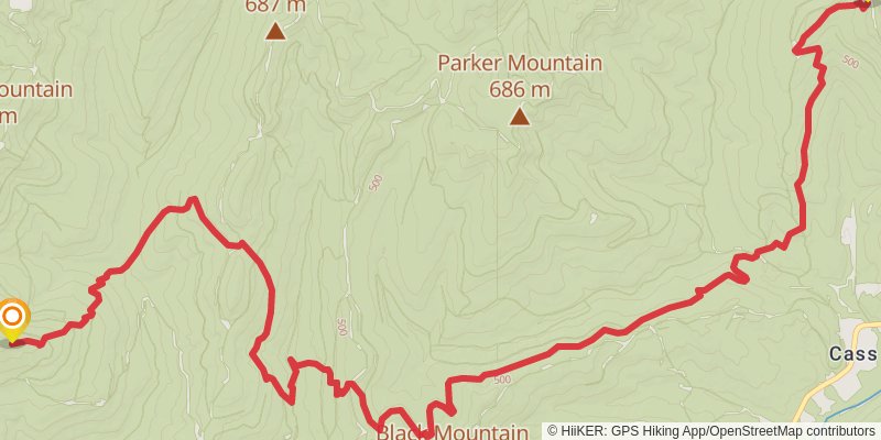 Ozark Highlands Trail stage 3 Map