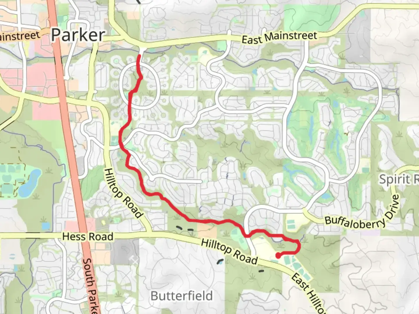 An image depicting the trail Tallman Gulch Trail and its surrounding area.