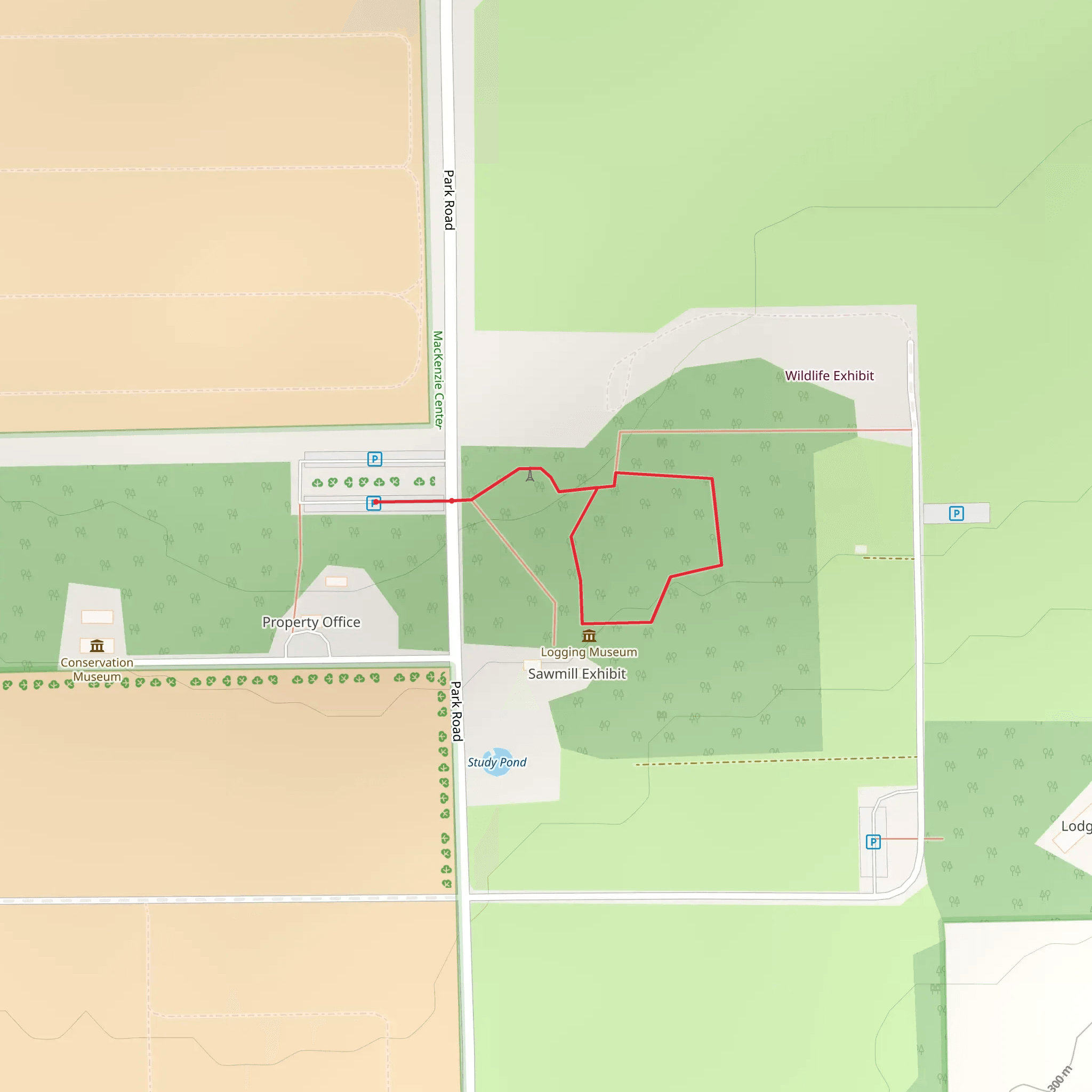 Nature Loop Trail mobile static map