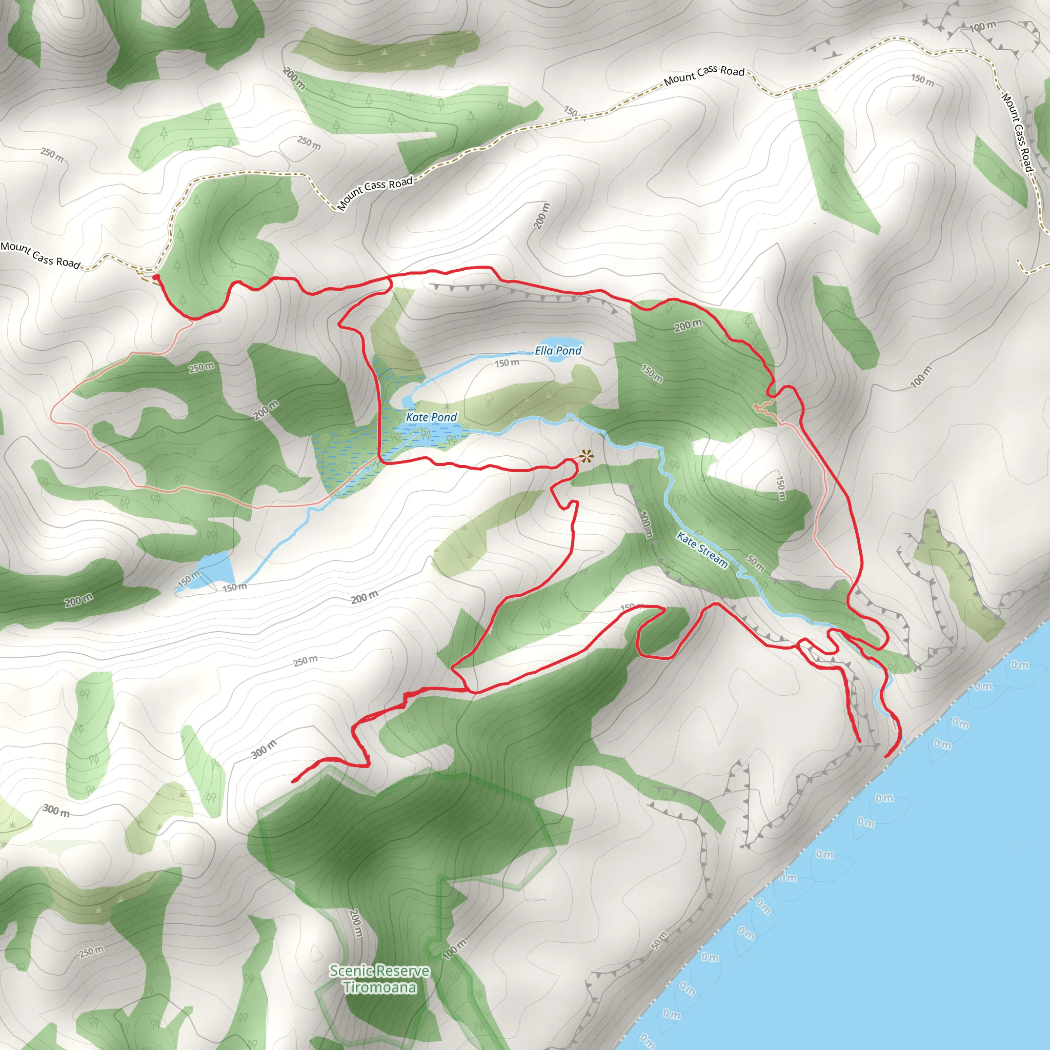 Tiromoana Bush Walk mobile static map