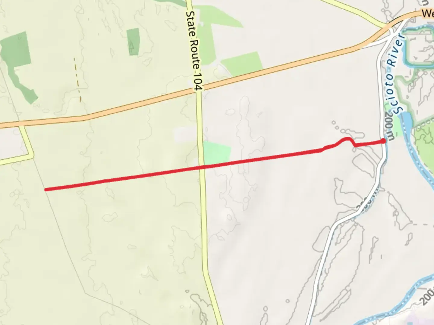 An image depicting the trail Pickaway Trail and its surrounding area.