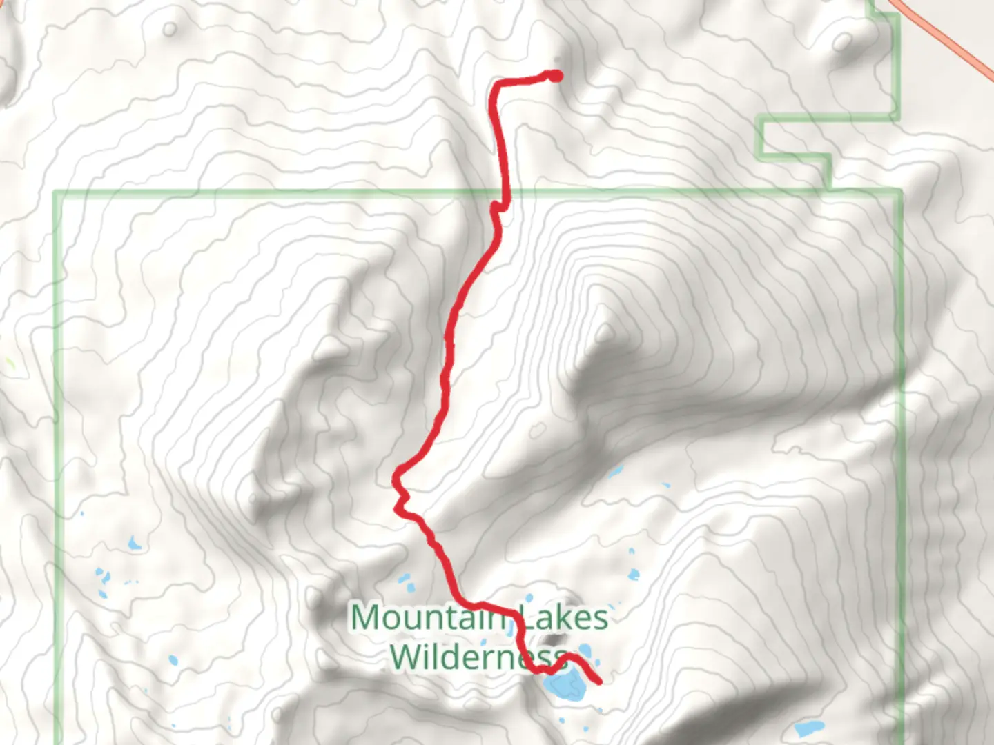 An image depicting the trail Lake Harriette via Varney Creek Trail and its surrounding area.