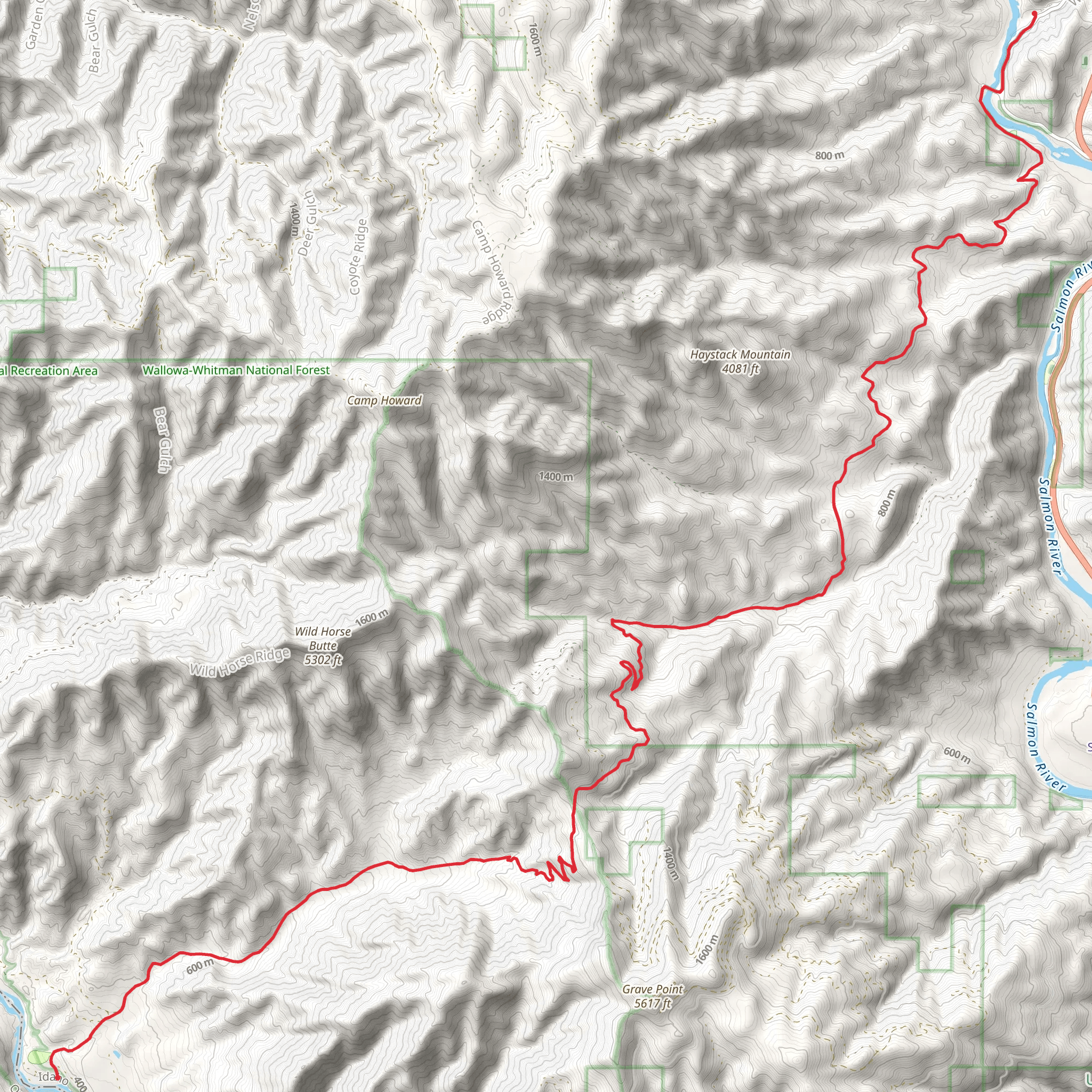 Deer Creek and Pittsburg Landing Road mobile static map