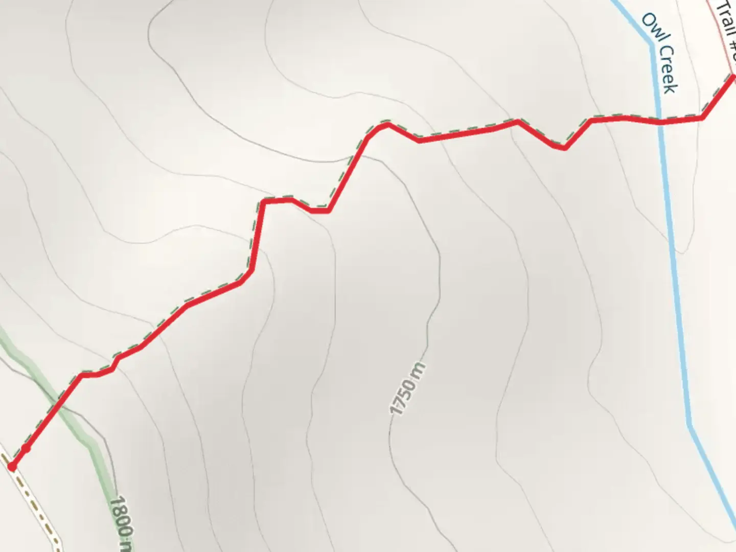 An image depicting the trail Owl Creek Trail and its surrounding area.