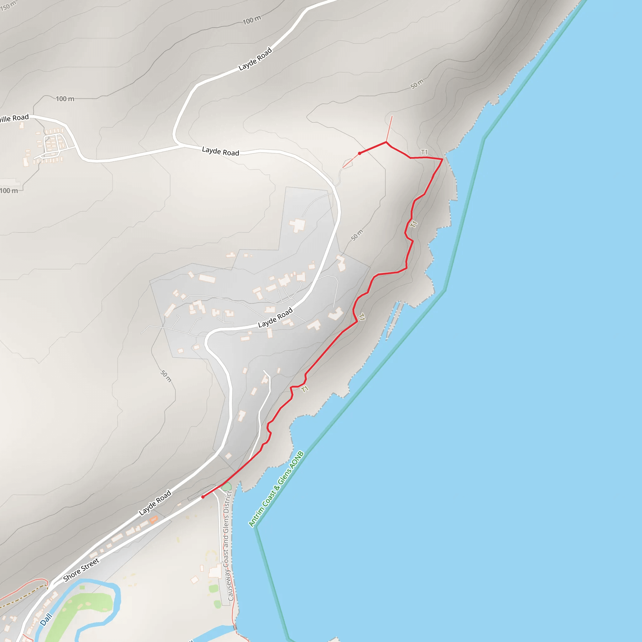 Layd Church mobile static map