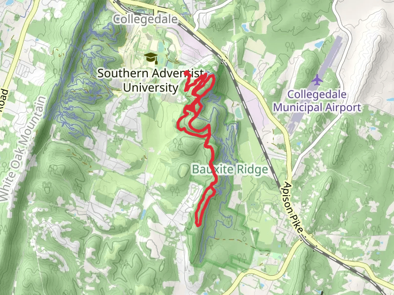 Oak Hole Lane, Sabbat Trail, Rolling Ridge, Lookout Hill and Pogo's Place