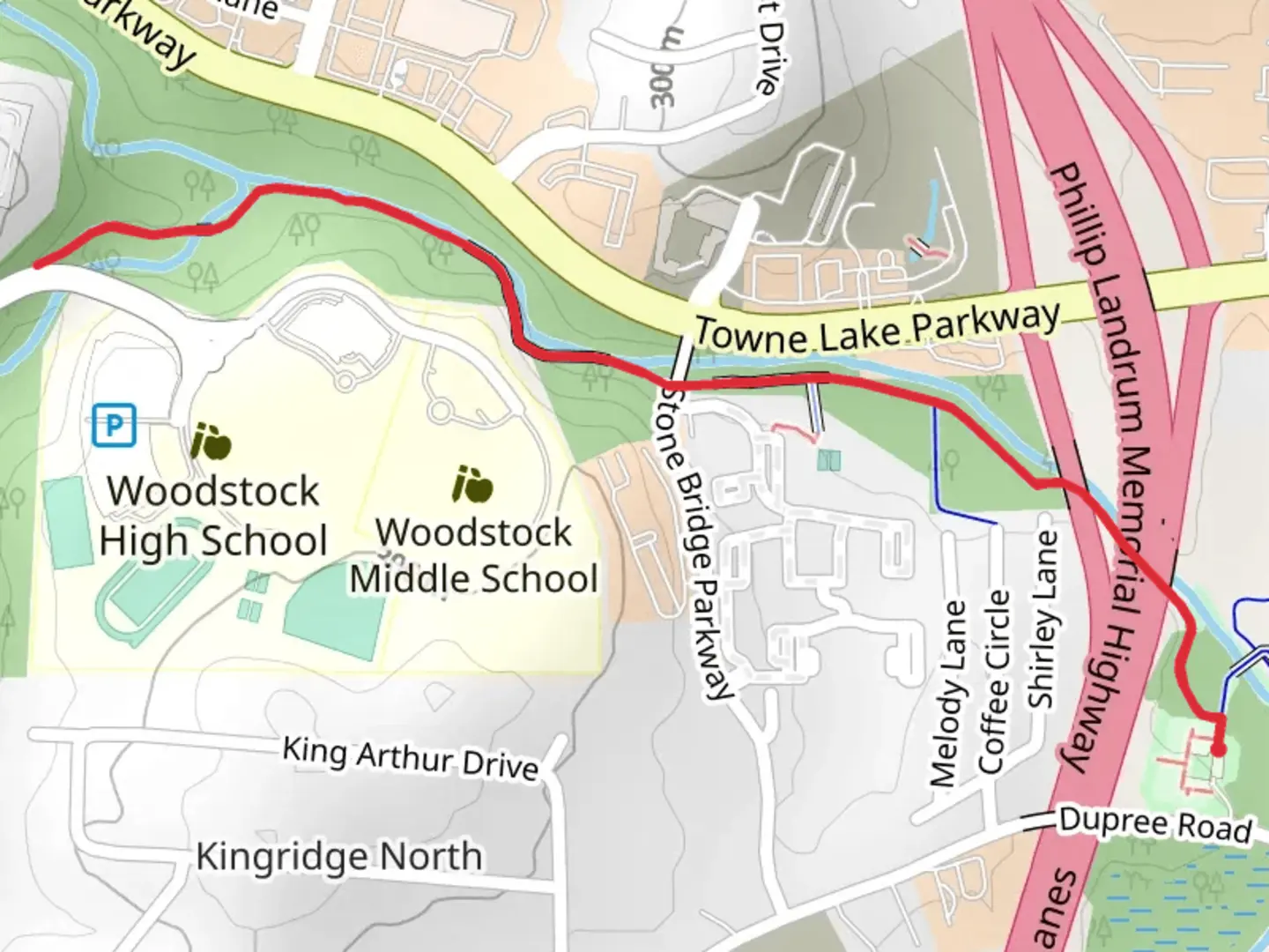 An image depicting the trail Towne Lake Pass and its surrounding area.