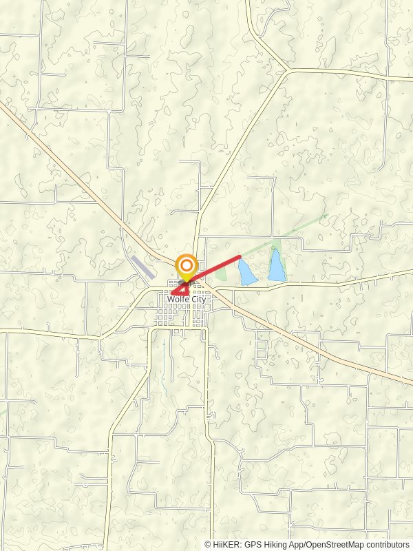 Wolfe City Reservoir via Northeast Texas Trail