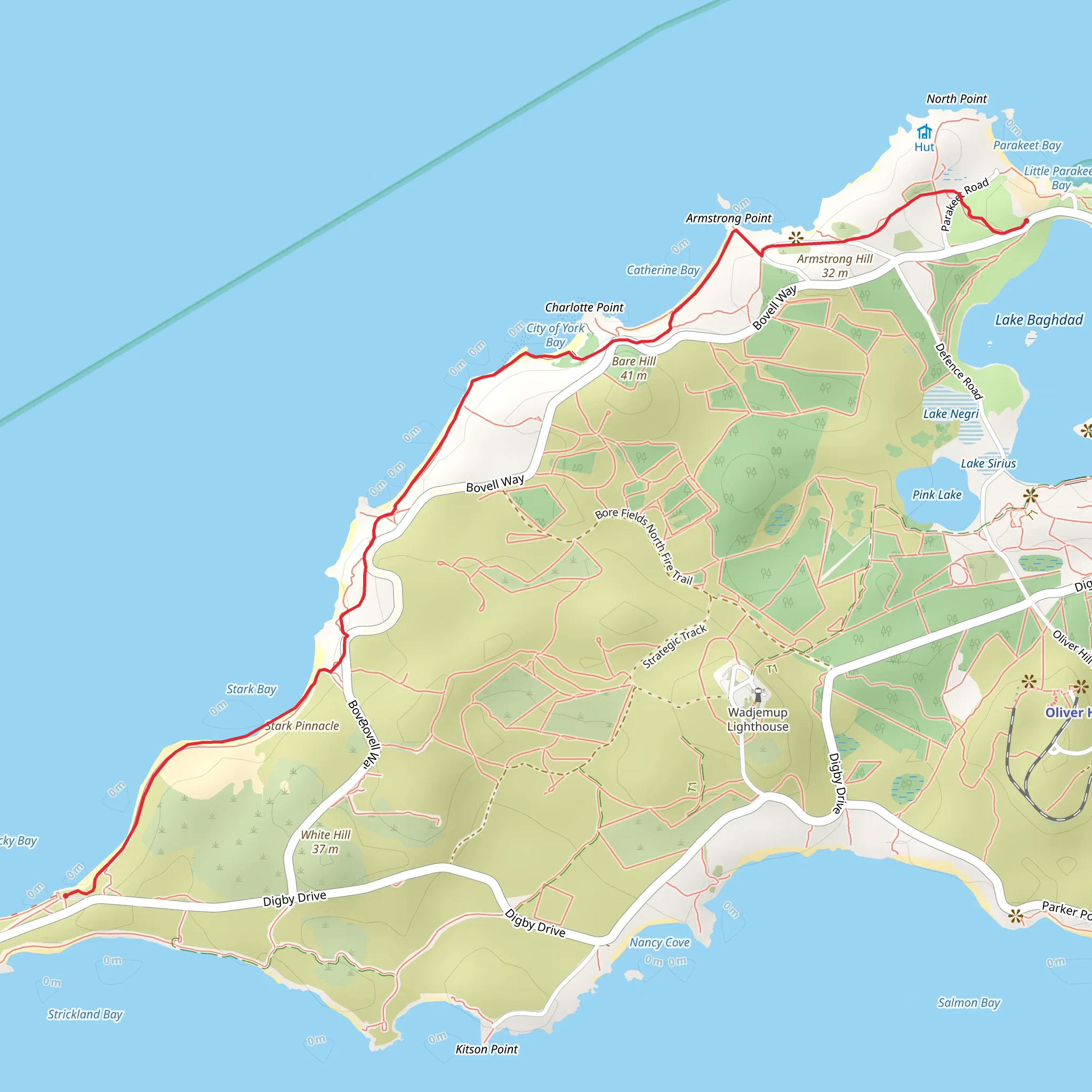 Karlinyah Bidi Walk mobile static map