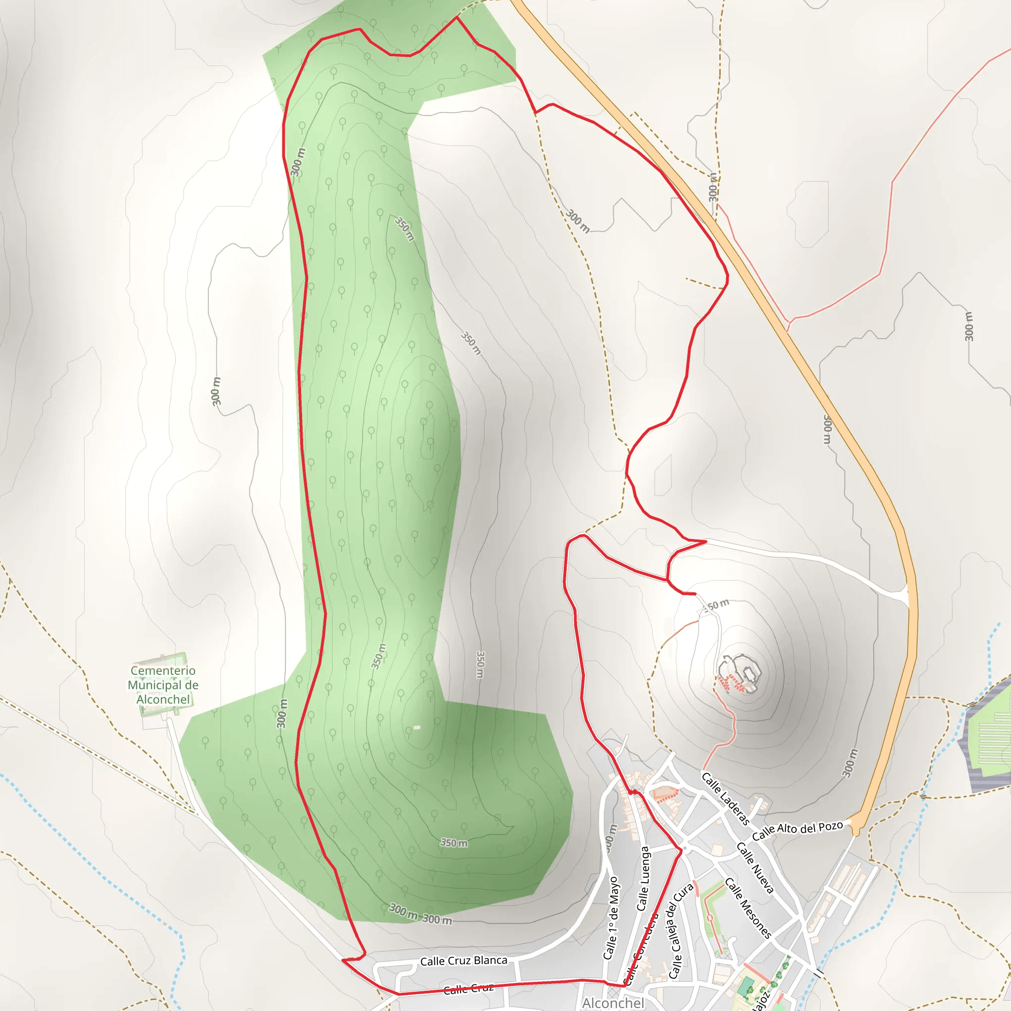 Hope Hill SL BA 182 mobile static map