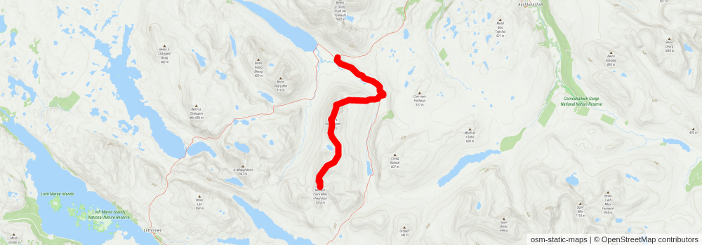 Mullach Coire Mhic Fhearchair stage 2 Map