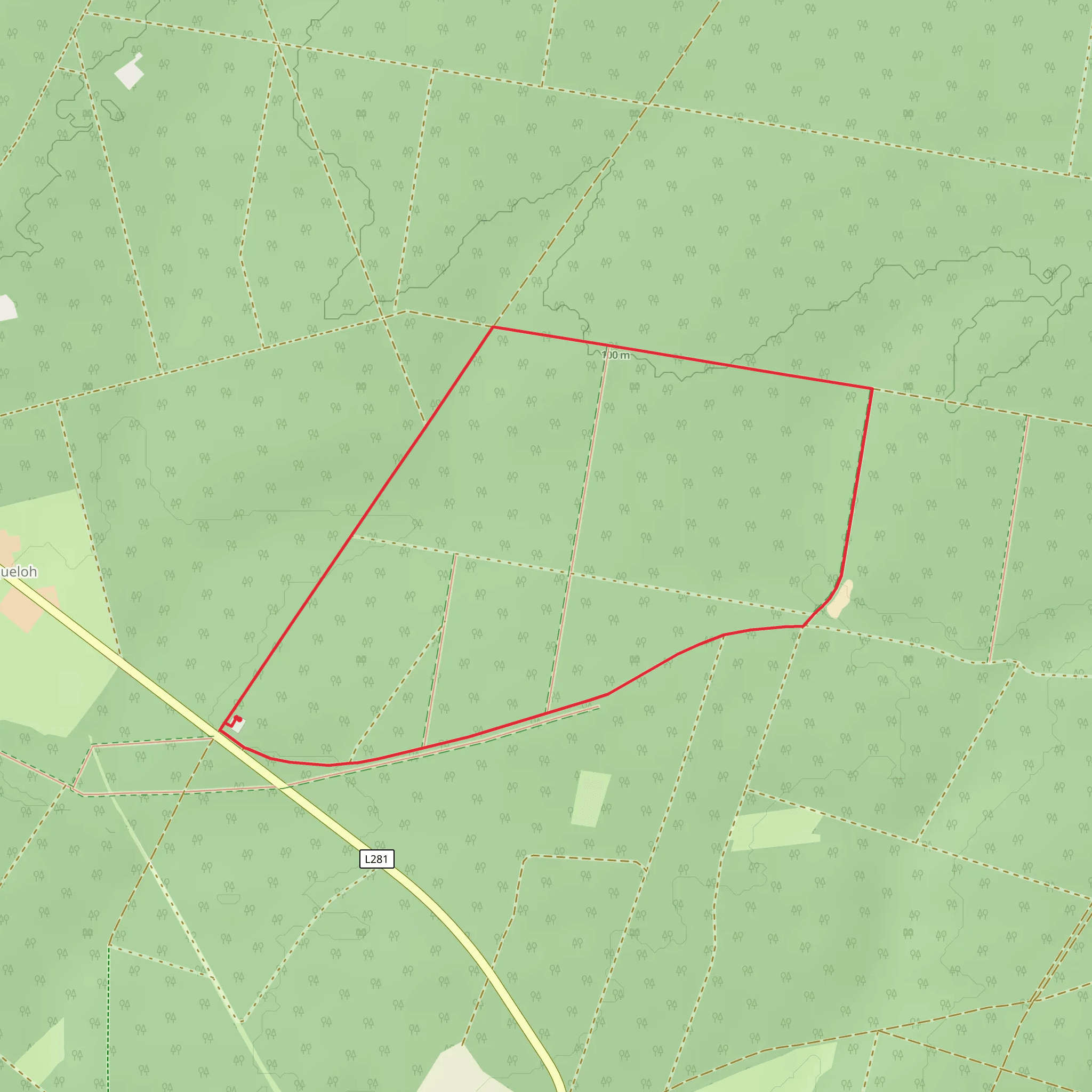 Queloh Loop mobile static map