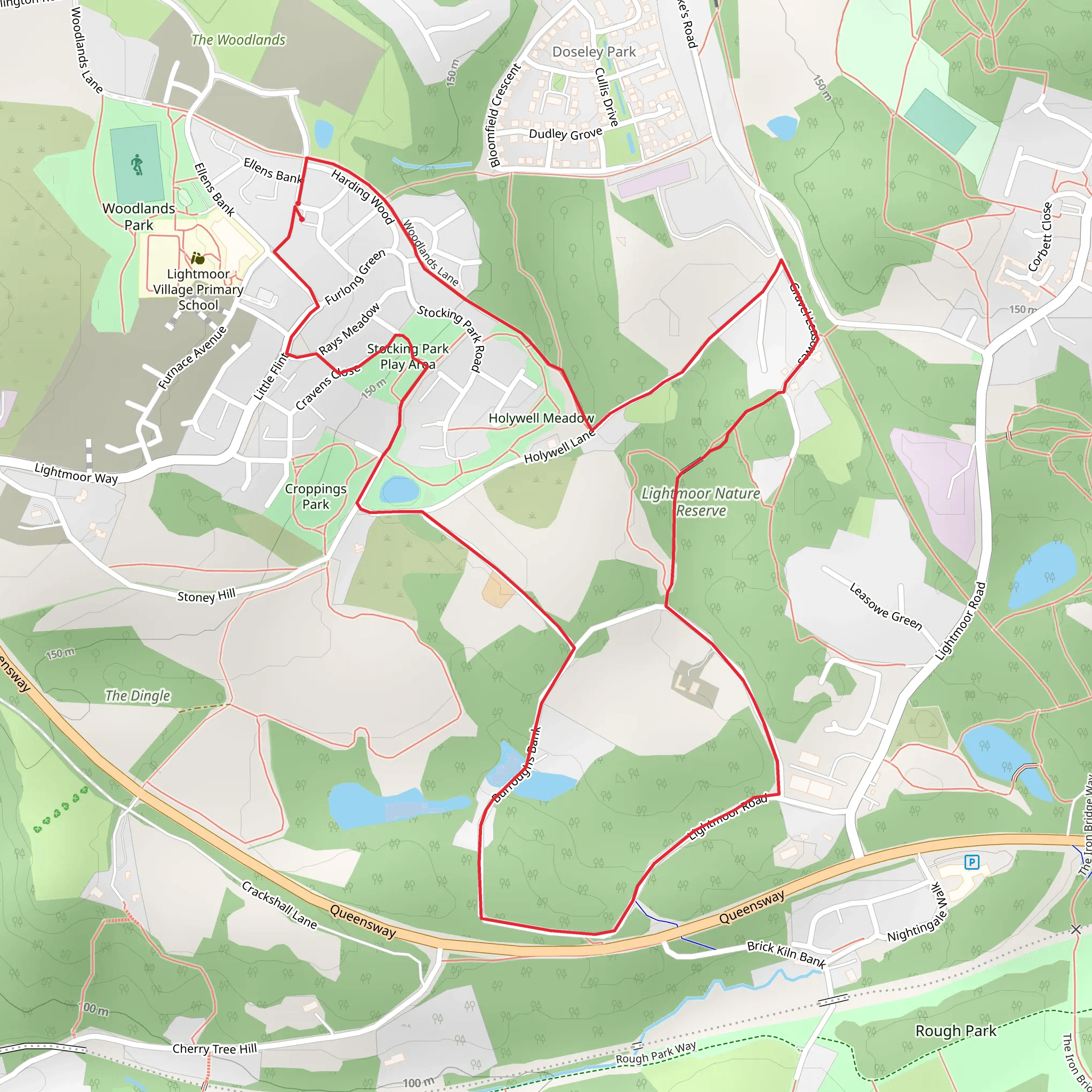 Lightmoor mobile static map