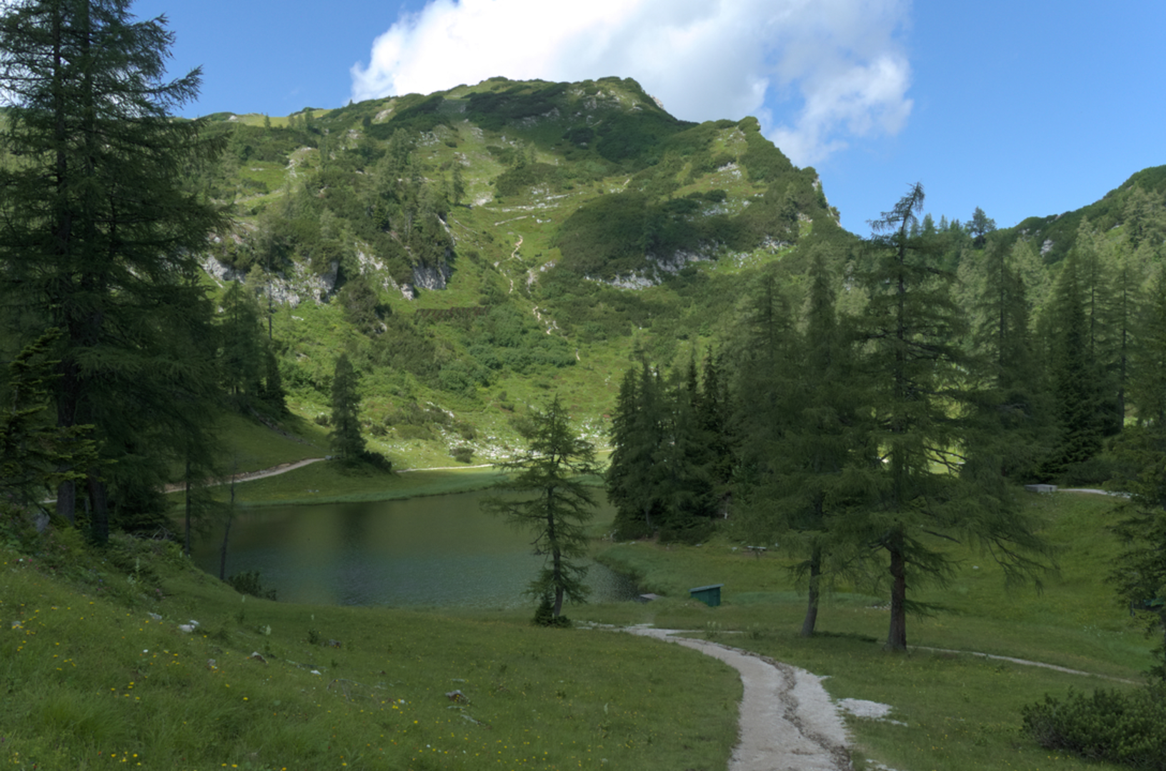An image depicting the trail Schneiderkogel Hike and its surrounding area.