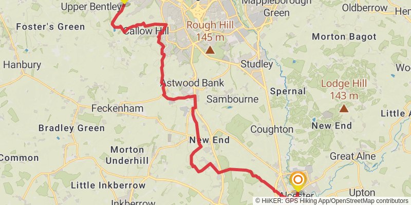 Monarch's Way stage 12 Map