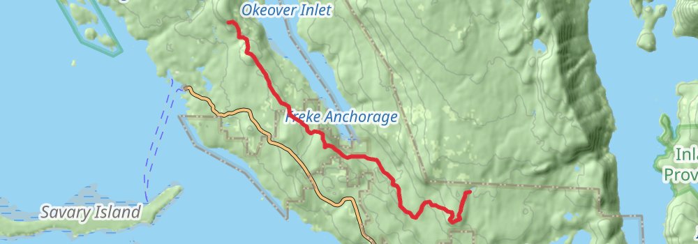 Sunshine Coast Trail stage 2 Map