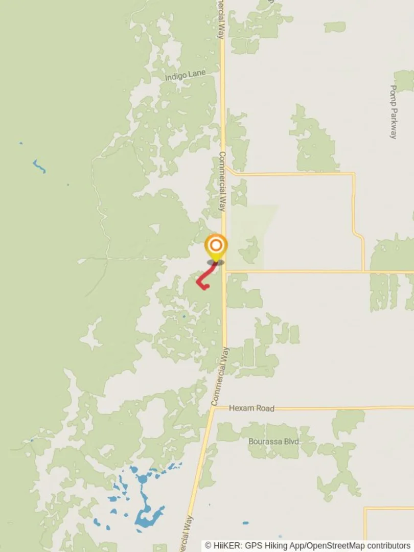 An image depicting the trail Commercial Way and its surrounding area.