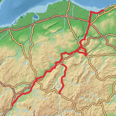Speyside Way and Cairngorms 9-Day Moderate Tour (Hillwalk Tours) mobile static map