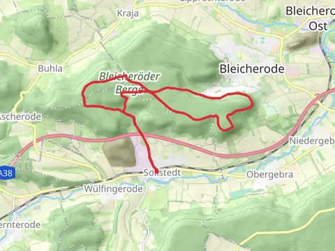 Bleicheroder Berge Loop via Sollstedt
