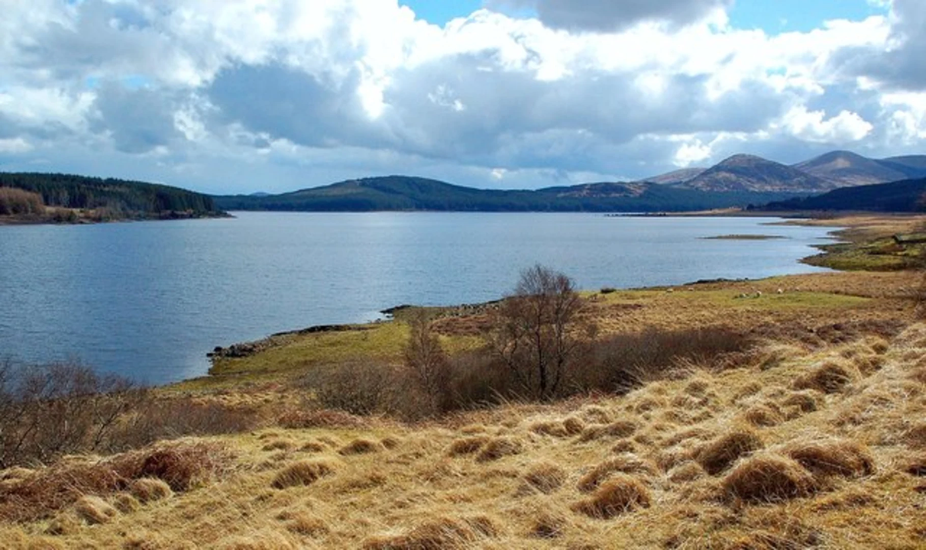 An image depicting the trail Loch Doon Walk and its surrounding area.