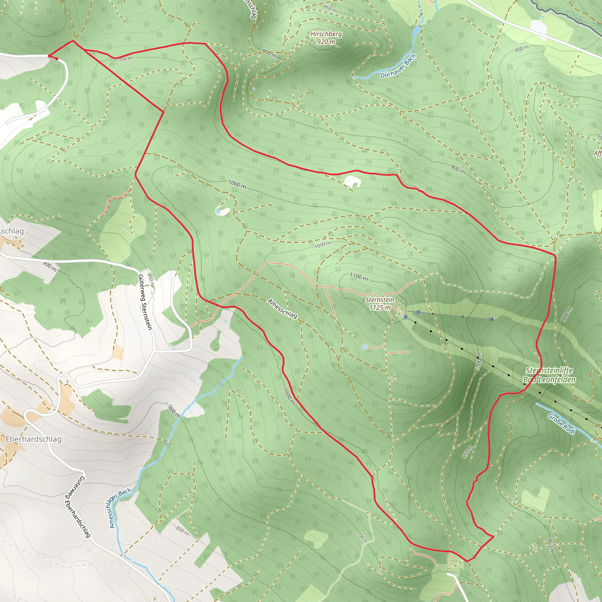 Sternsteinrunde - 28 mobile static map