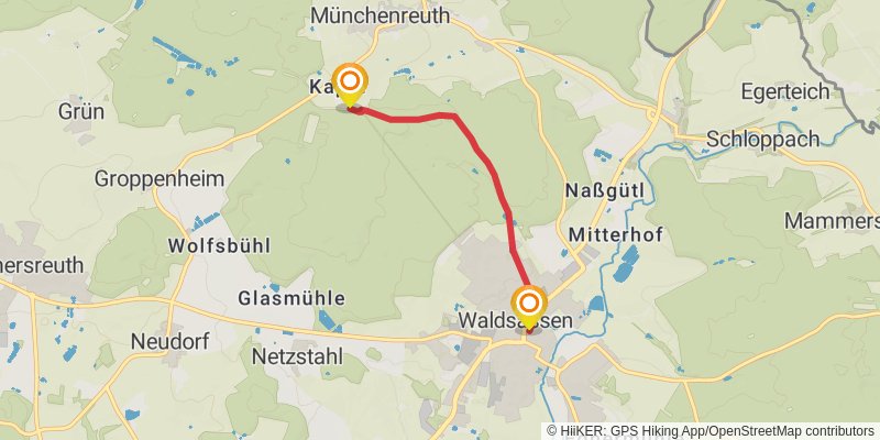 Fränkischer Gebirgsweg alt 5 Map