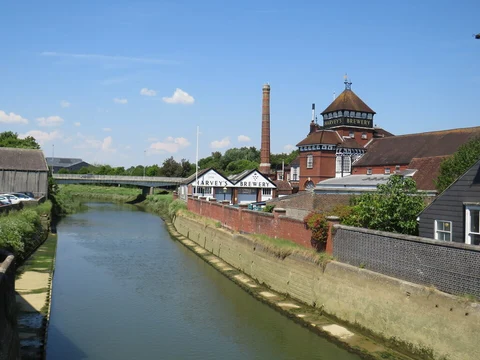 An image depicting the trail Lewes Circular River Walk and its surrounding area.