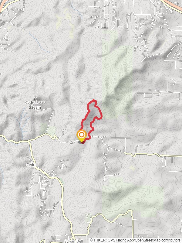 Poke Chip and Bear Scat Loop mobile static map