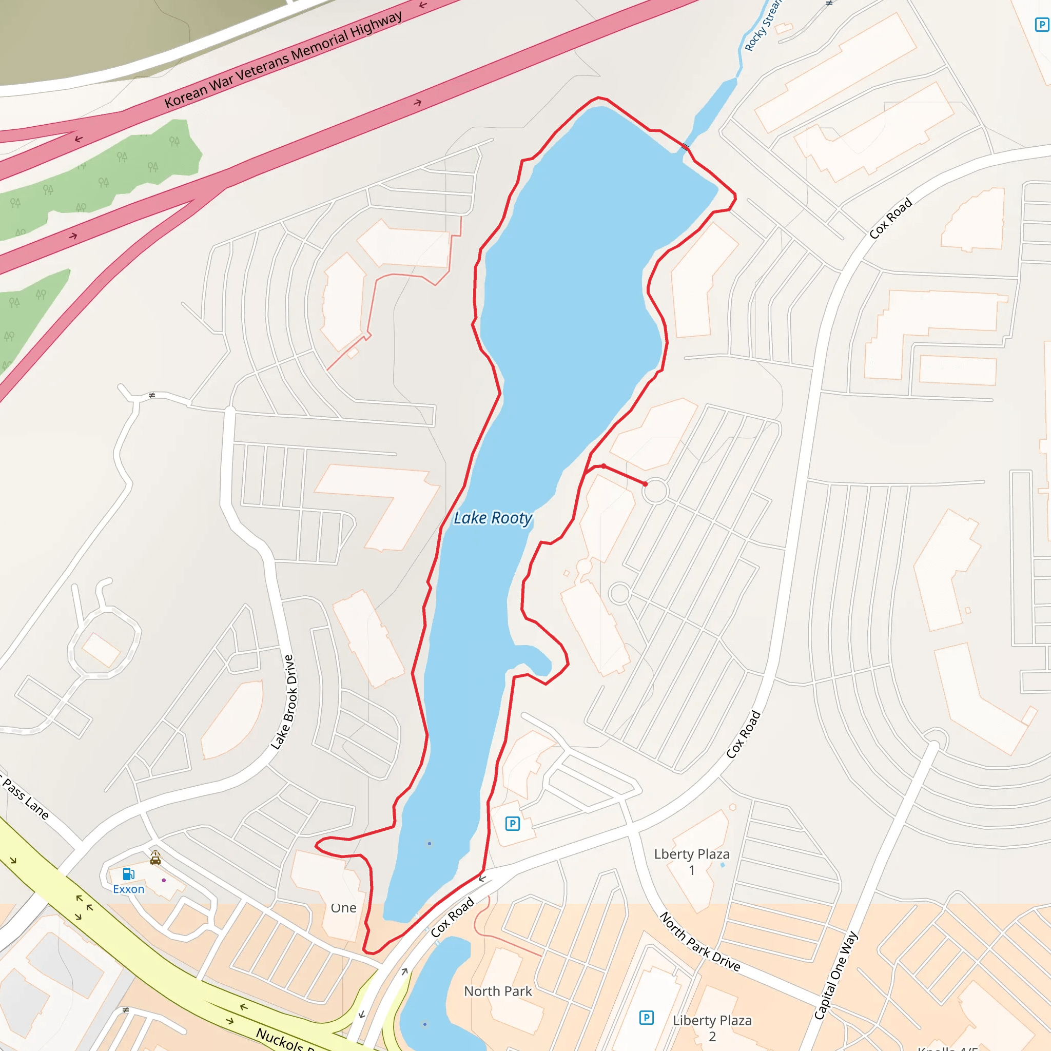 Lake Rooty Loop mobile static map