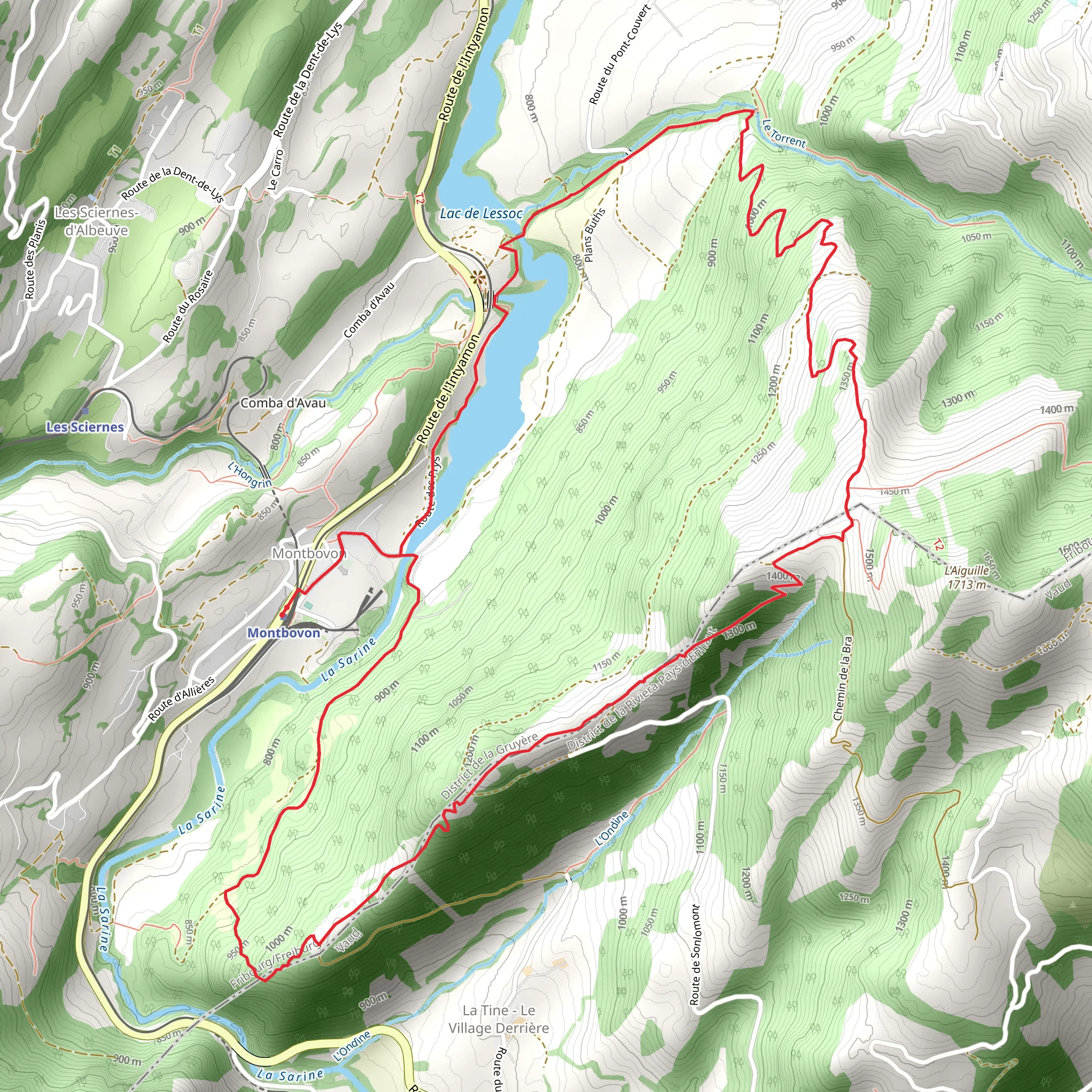 L’Intyamon de Montbovon à la Brâ mobile static map