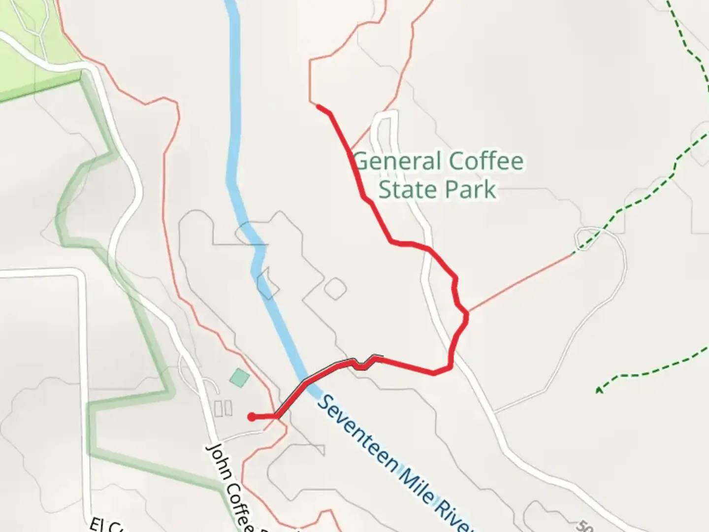 An image depicting the trail East River Swamp Trail and its surrounding area.