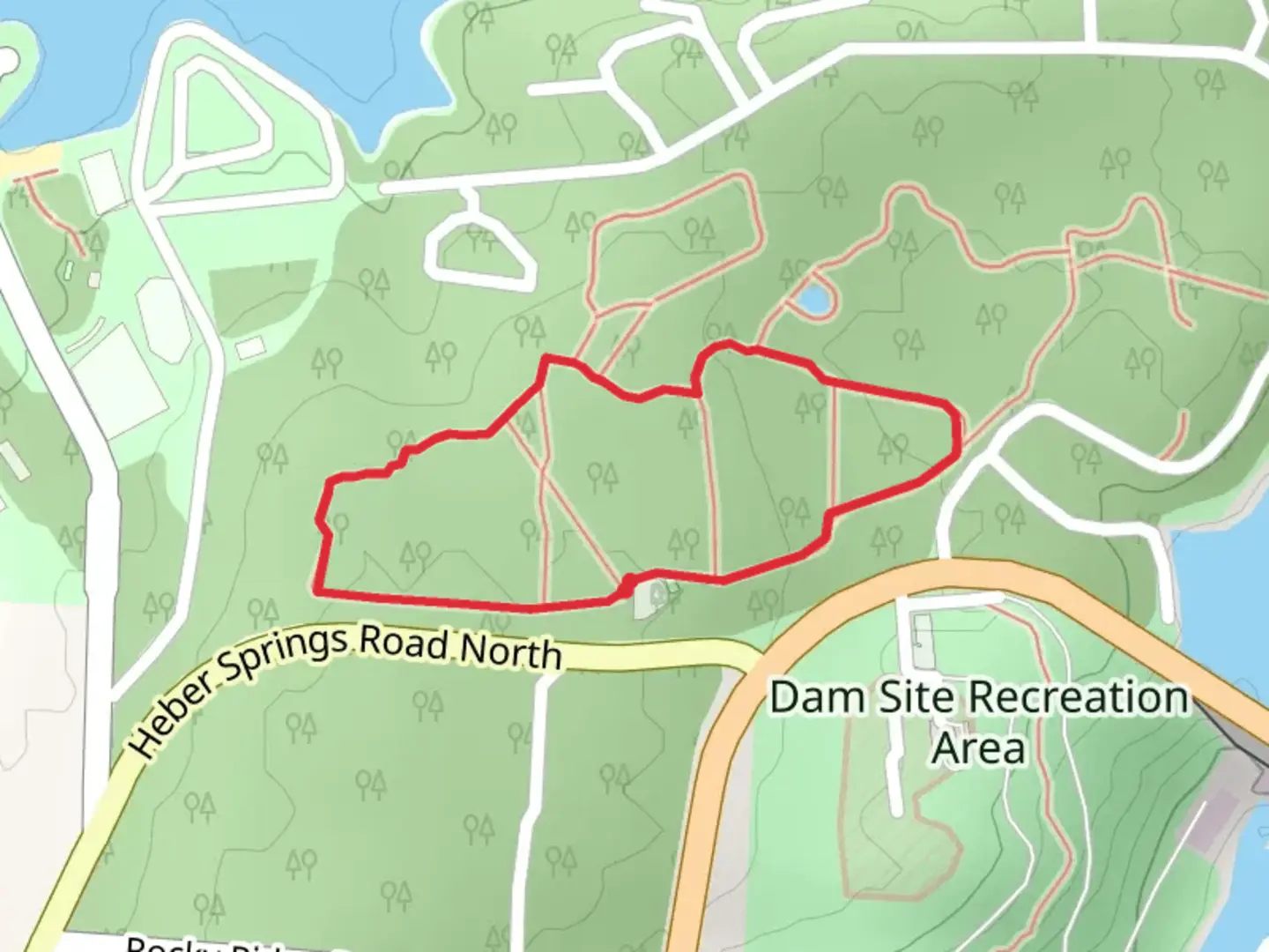 An image depicting the trail Josh Park Memorial Trail - Primary Loop and its surrounding area.